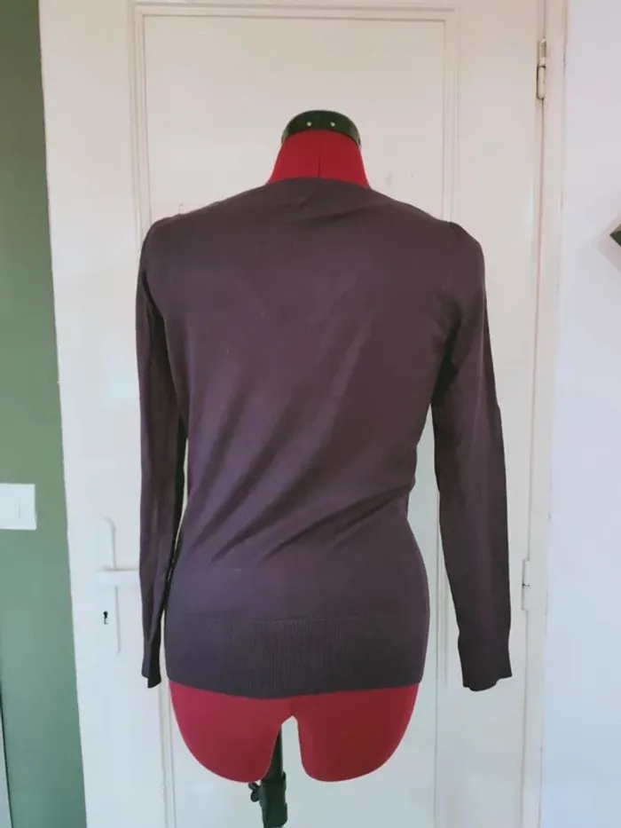 pull fin col v - photo numéro 3