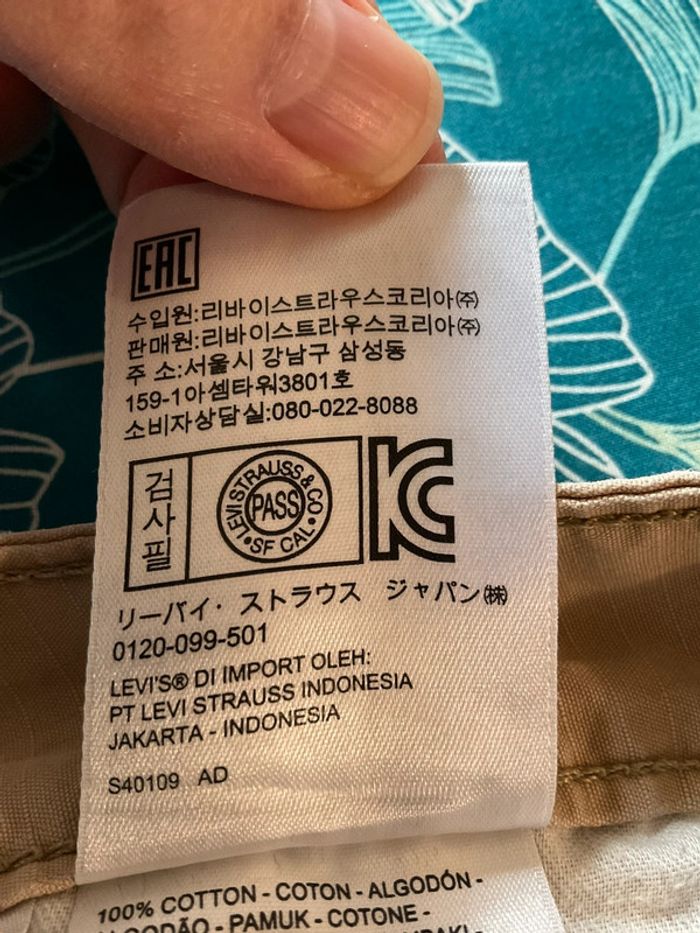 Short cargo beige pour homme Levi’s taille W33 FR42 424 - photo numéro 13