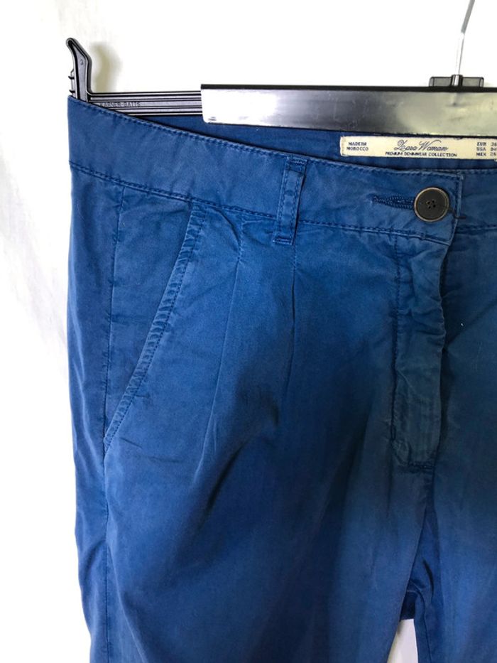 Pantalon bleu Zara taille 36 38 très bon état - photo numéro 11