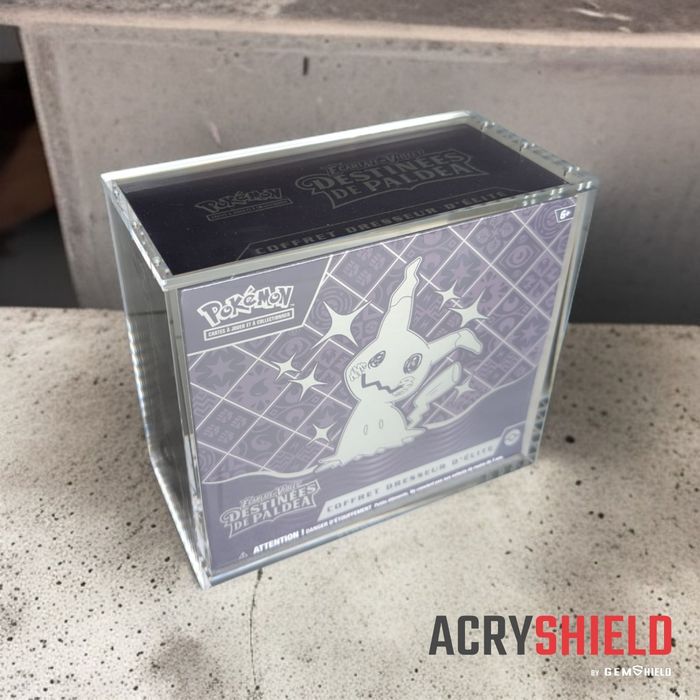 4 protections acrylique pour ETB pokémon de la gamme Basics by Gemshield - photo numéro 2