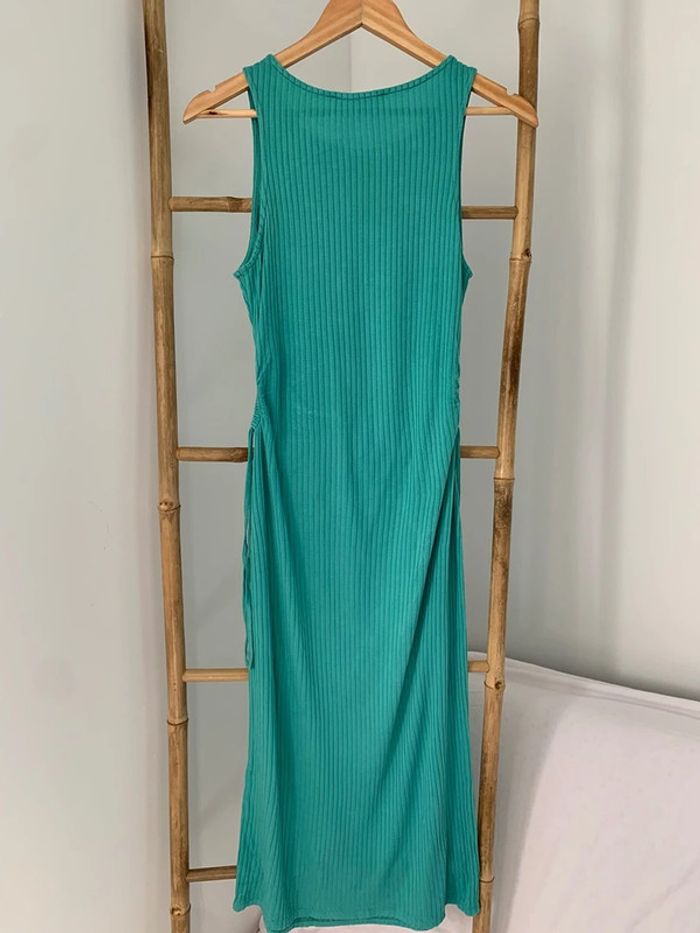 robe d'ete Promod turquoise taille M - photo numéro 4