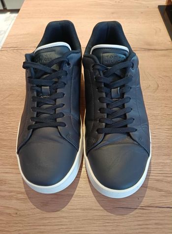 Basket Tommy Hilfiger cuir bleu - T43