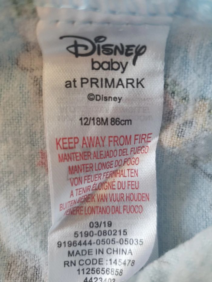 Pyjama 2pieces Disney mixte - photo numéro 3