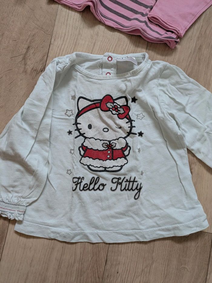 Lot 7 tee-shirt manches longues 18 Mois - photo numéro 6