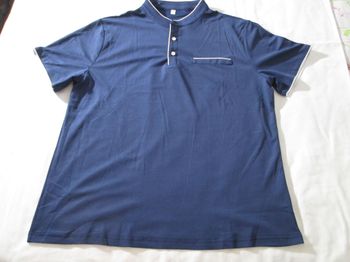 Tee-shirt marine liseré