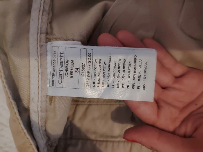 Short Carhartt WIP "Johnson Bermuda" - Taille 34 - photo numéro 4