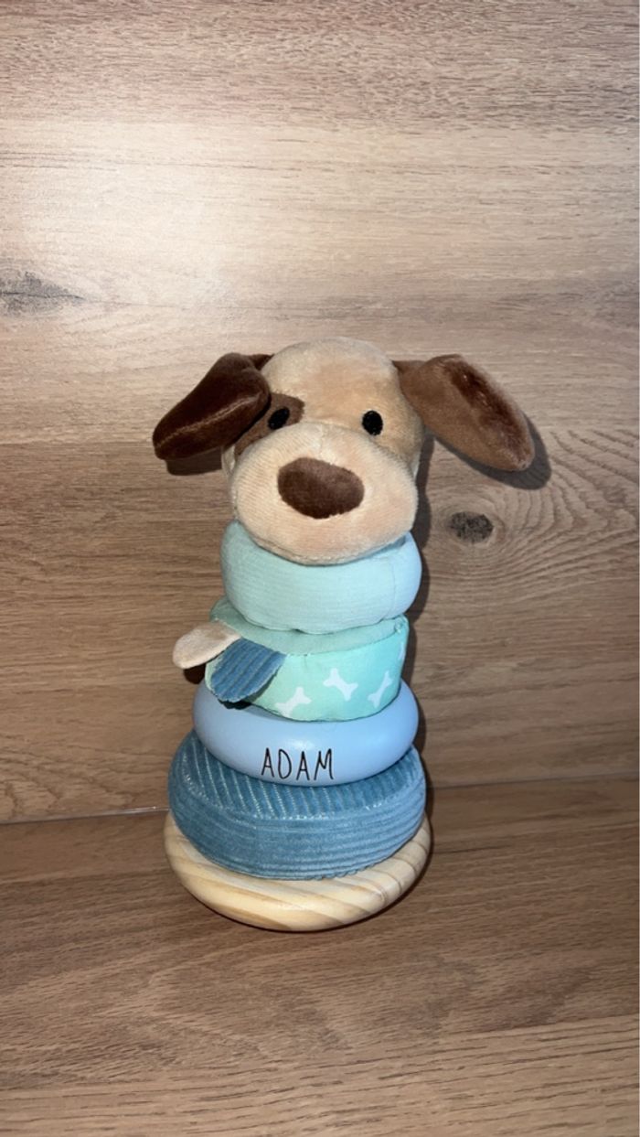 Tour à empiler bébé personnalisée/ jouets en bois personnalisés - photo numéro 6