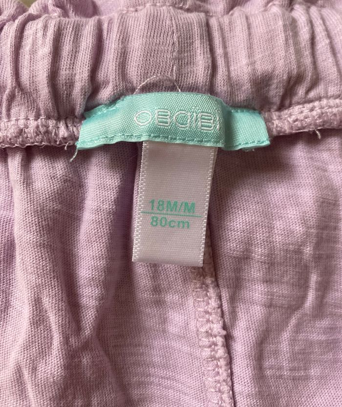 short en coton 2 boutons fille 18 mois - photo numéro 5