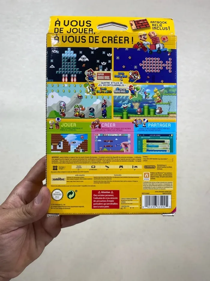 🟡 Super Mario Maker Wii U – Edition Limitée avec Artbook - photo numéro 3