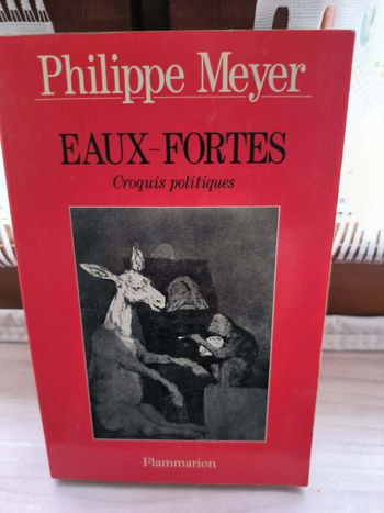 livre Eaux-Fortes - Meyer Philippe en tres bon etat ref EC