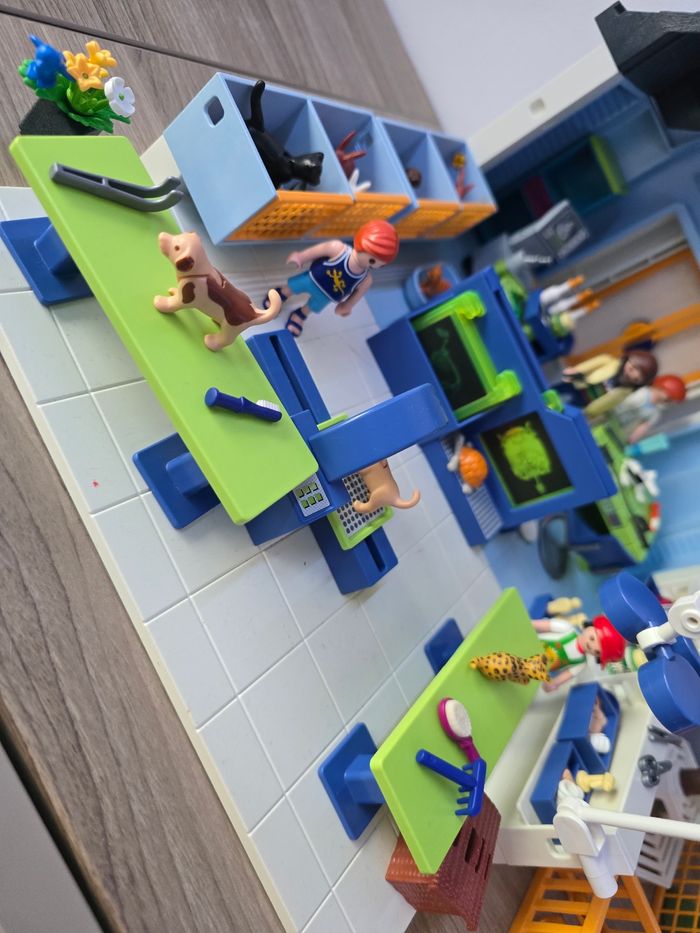 Lot playmobil centre vétérinaire - photo numéro 6