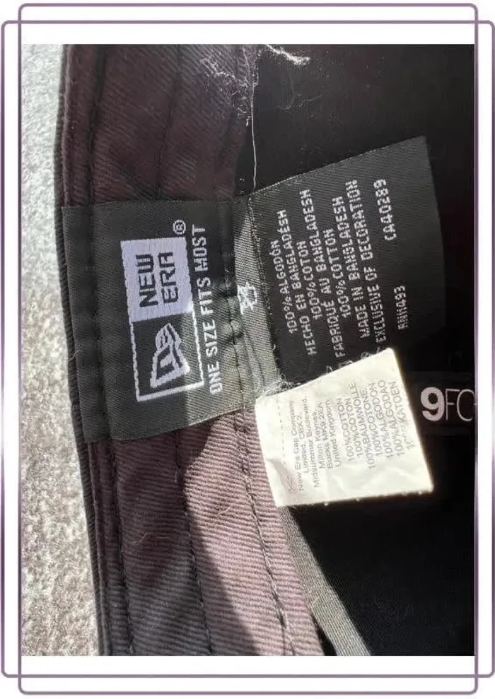 Casquette noire homme/femme New Era Black cap men/women Schwarze Damen/Herren Berretto uomo/donna - photo numéro 4