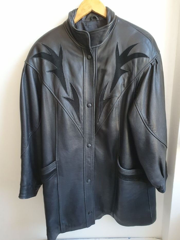 Manteau cuir femme 46-50