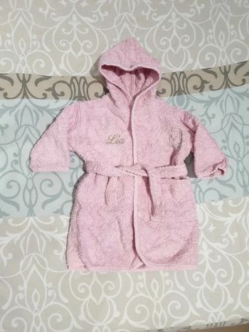 Peignoir avec capuche