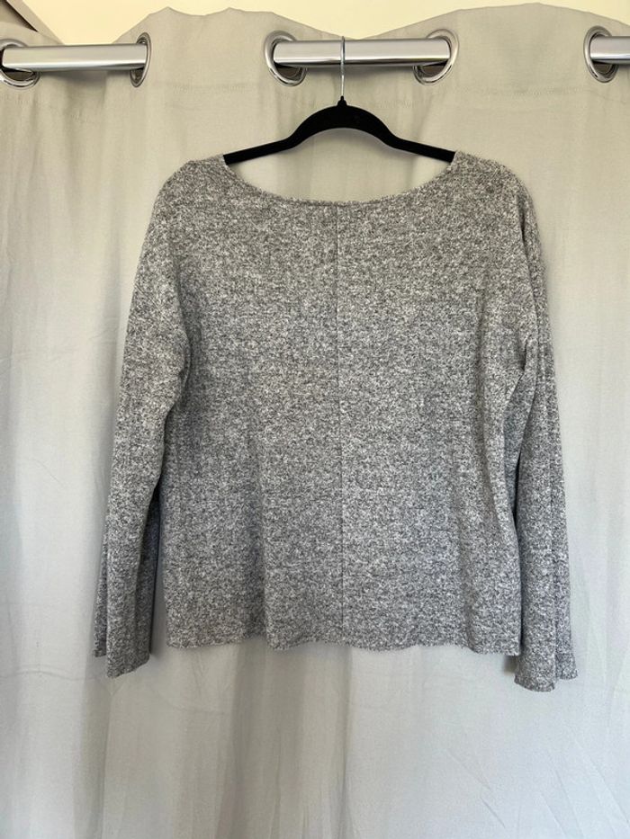 Pull fin gris - photo numéro 4