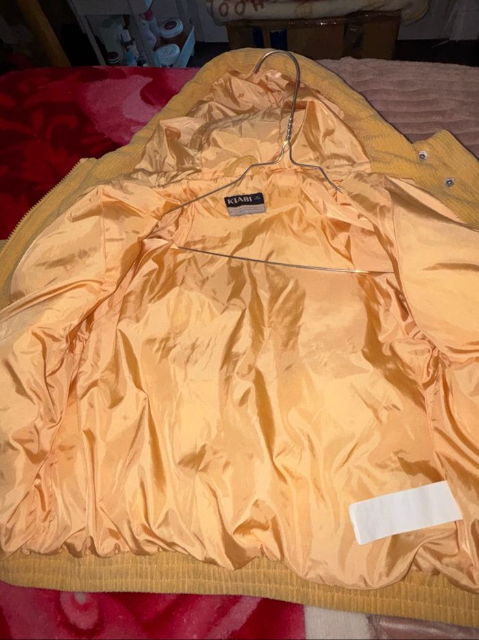 Manteau épais velours fillette - photo numéro 4
