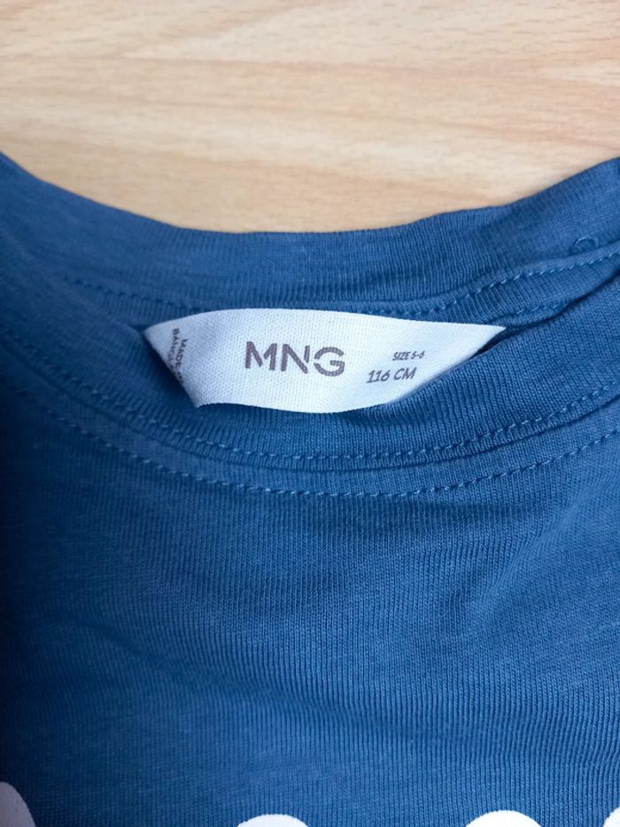 Tee-shirt manches longues Les Alpes Mango 5/6 ans TBE - photo numéro 3
