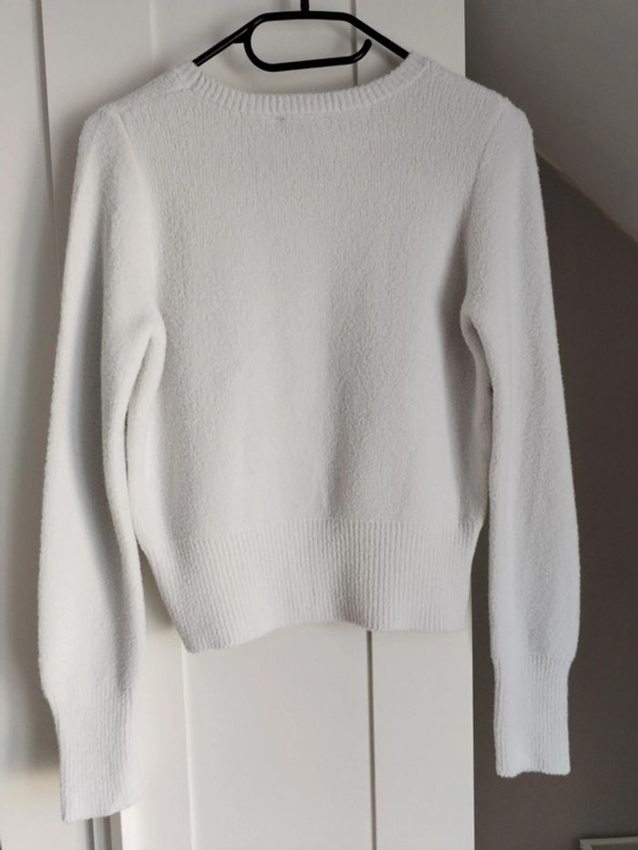 Pull Doux Blanc - photo numéro 3