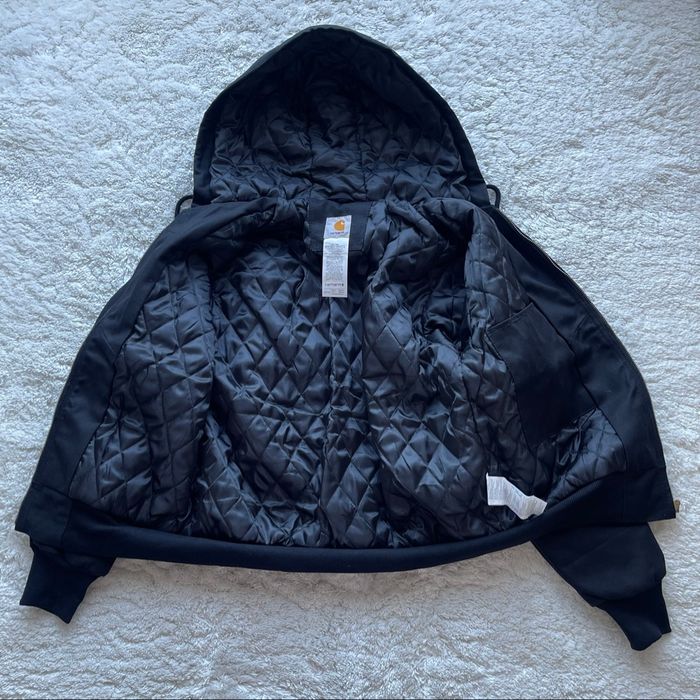 Veste active jacket Carhartt style rework noir custom broderie NY Yankees - Taille S - photo numéro 2
