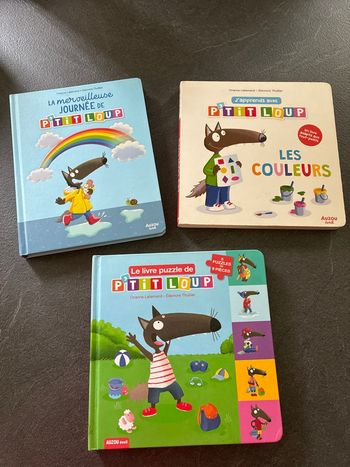 Lot de livres p’tit loup