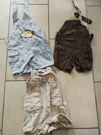 Lot de Salopettes shorts