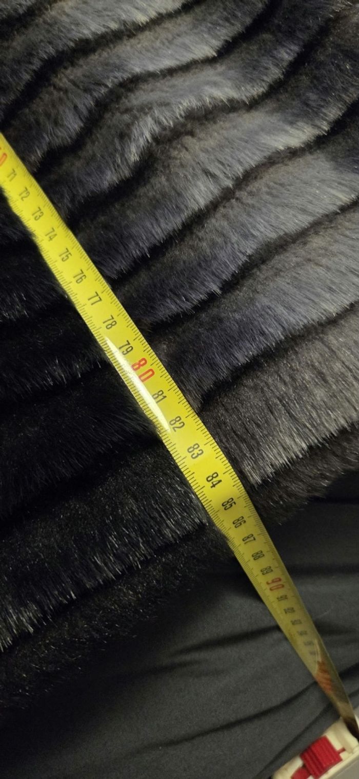 Manteau fausse fourrure gris T.42/44 - photo numéro 9