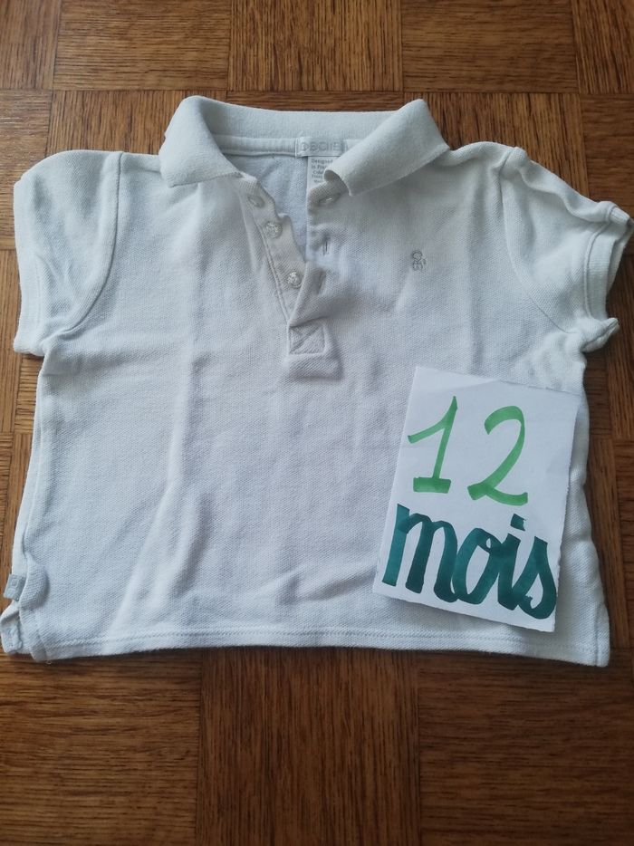 Polo manche courte garcon 12 mois obaïbi