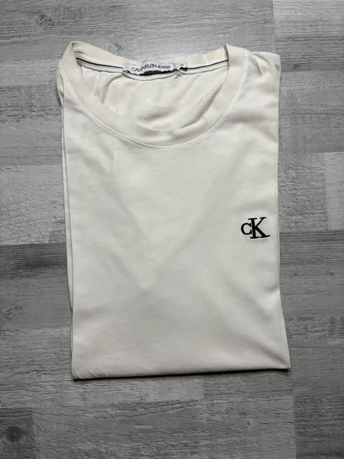 Calvin Klein T-shirt - Blanc - Taille XL - photo numéro 2