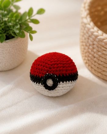 Pokeball en crochet 