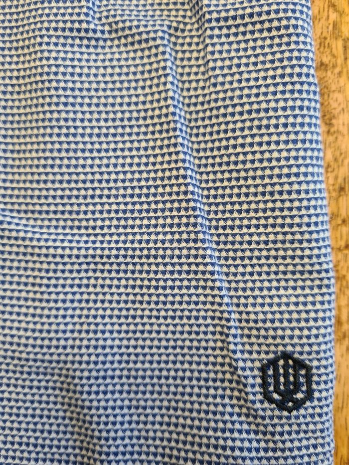 Chemise neuve bleu marine avec motif 47 48 xxxl - photo numéro 6