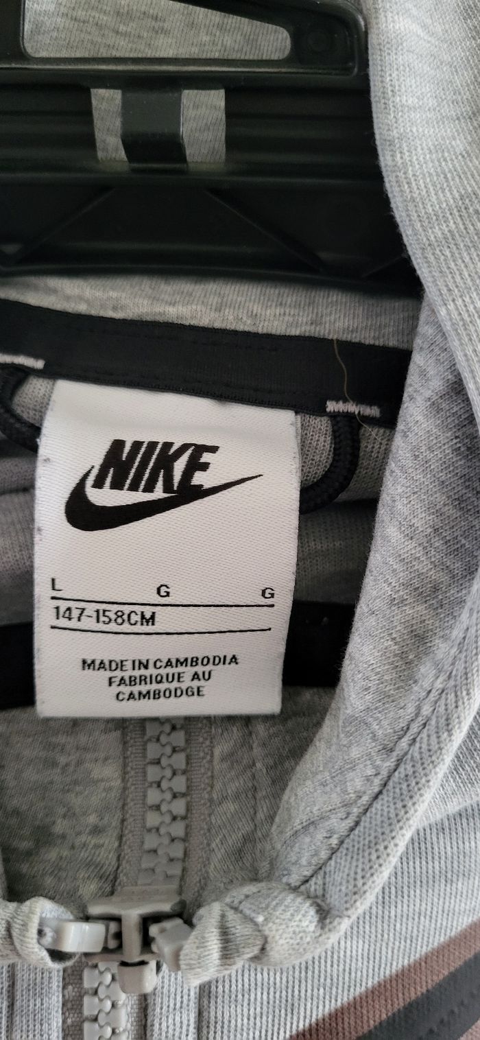 Survêtement Nike Tech fleece gris - photo numéro 4