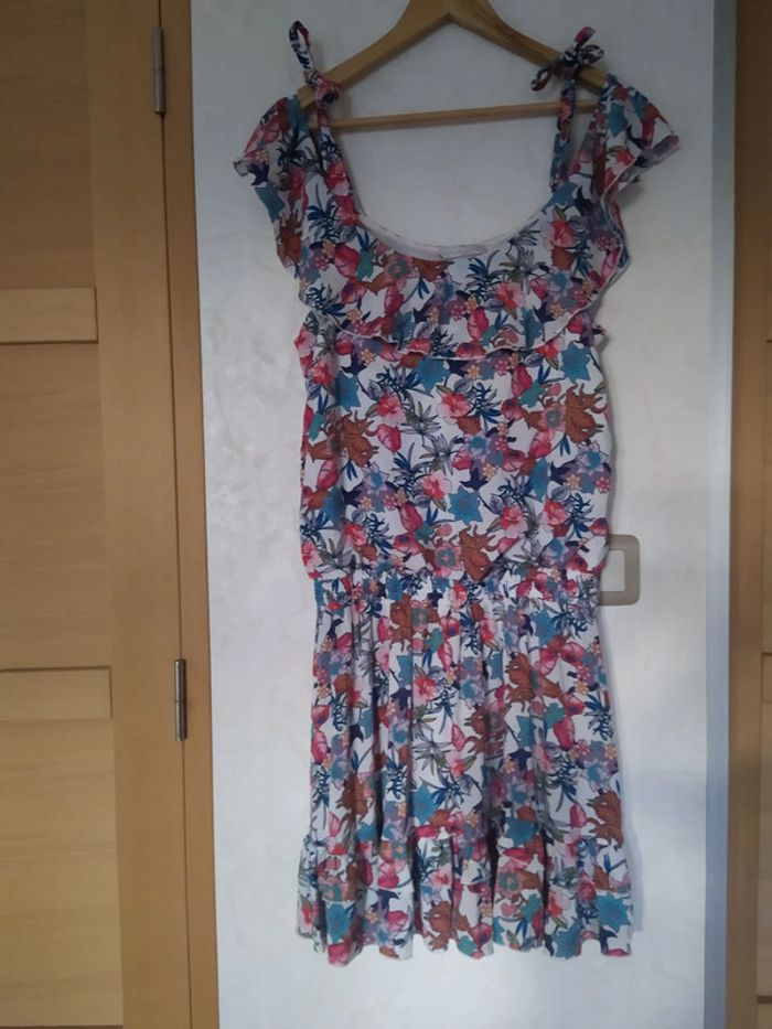 Robe été fleuri avec bretelles Armand Thierry - photo numéro 6
