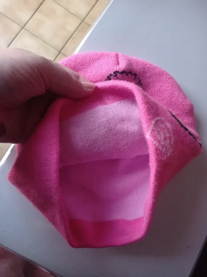 Bonnet Stella pat patrouille rose - photo numéro 2
