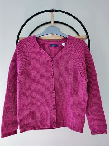 8 ans gilet maille Okaïdi porte 1 fois