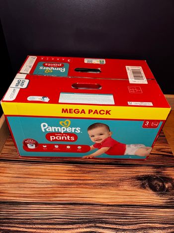 Mega-Pack De 104 Couches Pampers Baby-Dry Pants Neuf Dans L’emballage Taille:3