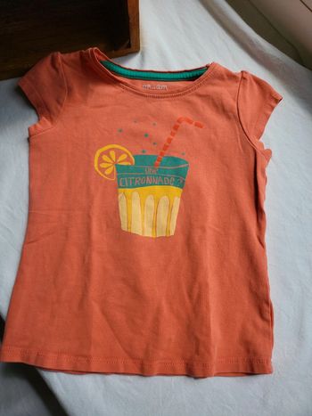 T-shirt citronnade vacances 4 ans