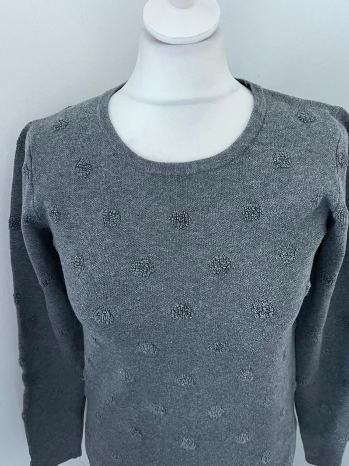 Sweat avec motifs gris mango S - photo numéro 2