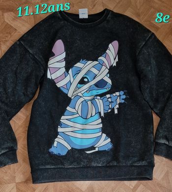 Pull 11.12ans stitch