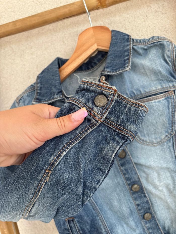 Veste en jean boutons pression - photo numéro 4