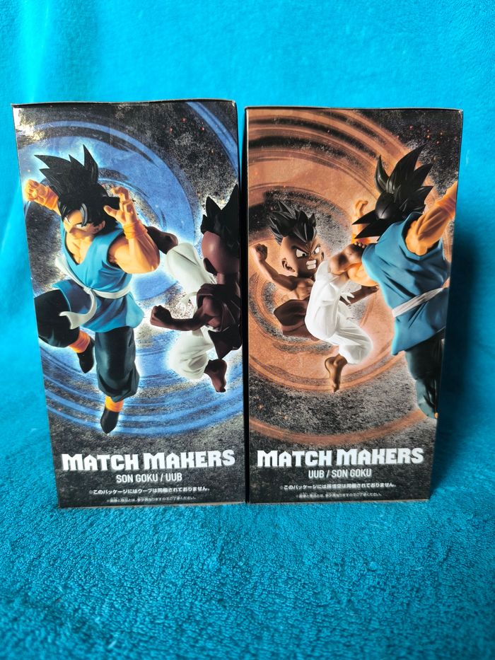 Lot figurines Dragon Ball Z - Duo Match Makers : Son Goku Vs Uub - Officielle Import Japon - photo numéro 2