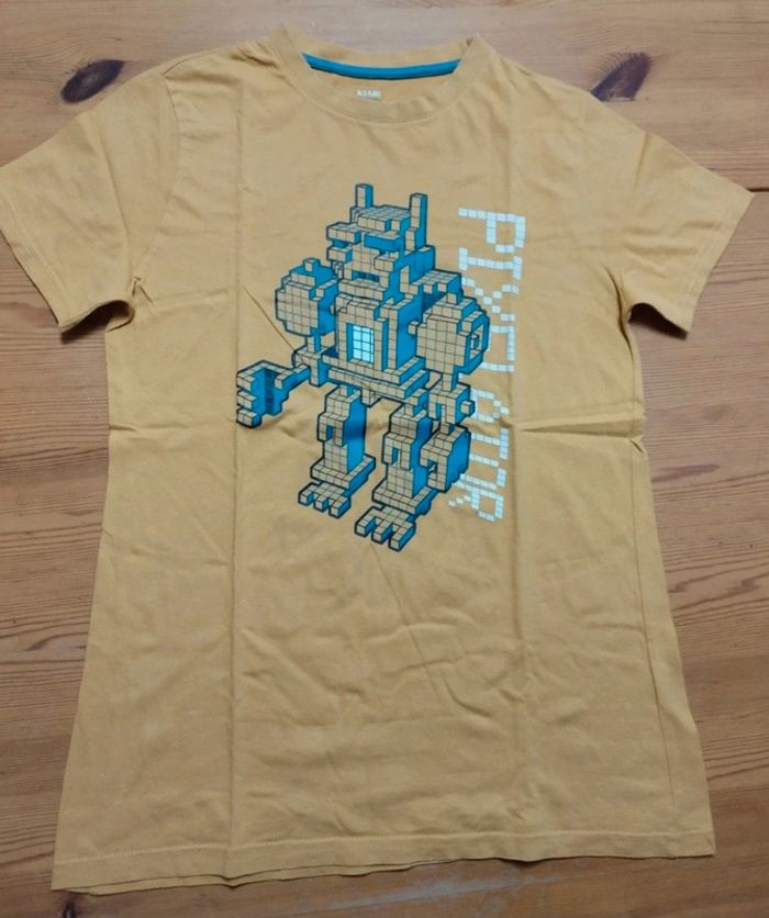 Tee-shirt jaune moutarde