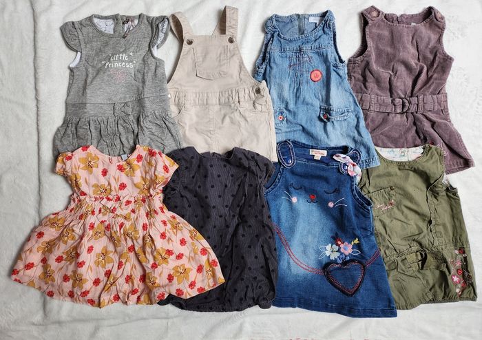 Lot robes et jupes fille