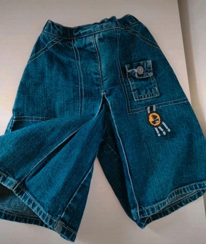 (e) jupe culotte en Jean Sucre d'orge - photo numéro 3