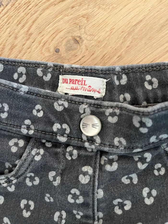 Pantalon jean gris pattes dpam 3 ans - photo numéro 2