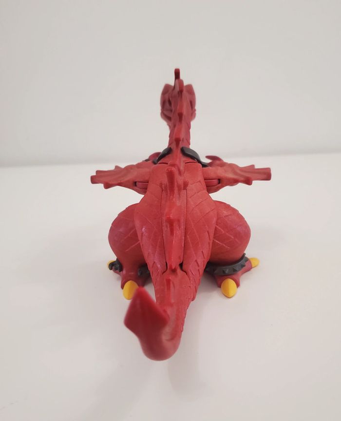 Playmobil Animaux Médiéval Fantastique Un Dragon Rouge Crachant du feu Très Bon état - photo numéro 4