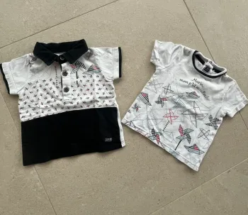 2 t shirts TDM 12 mois
