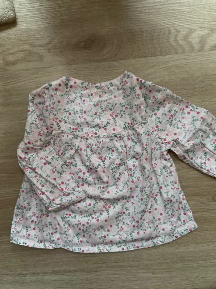 Blouse à fleurs