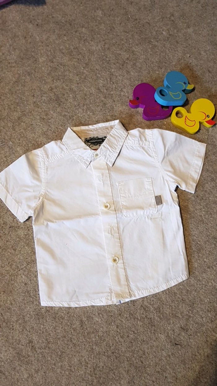 Chemise blanche cérémonie garçon catimini 3 mois