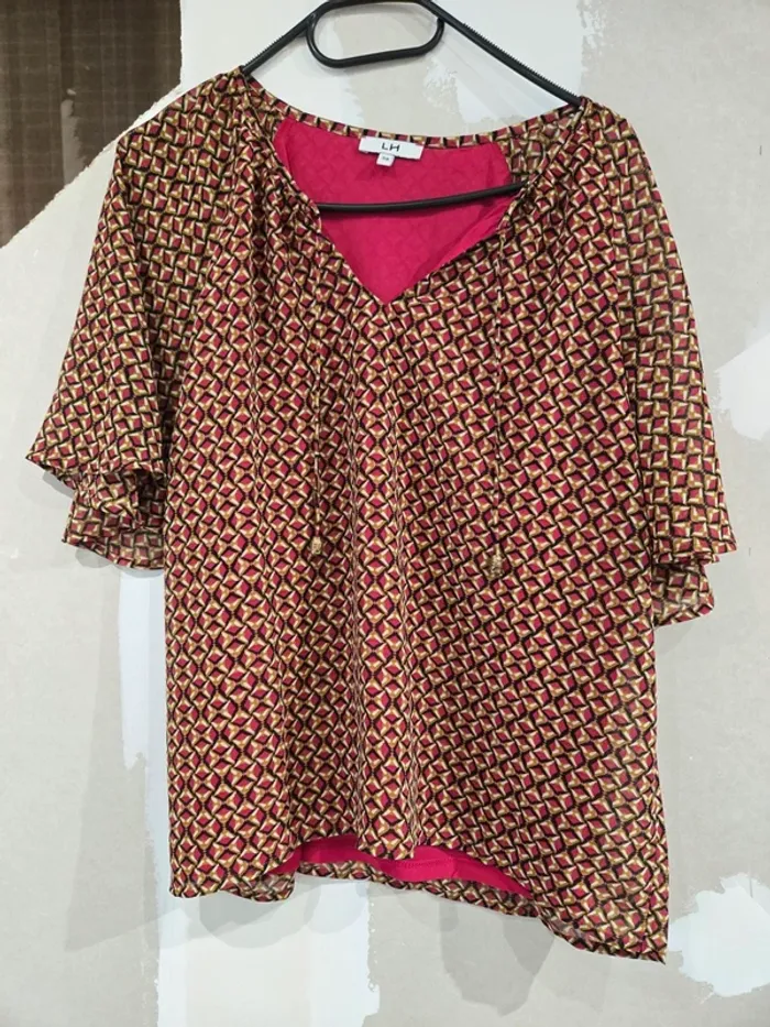 Blouse manches courtes la halle