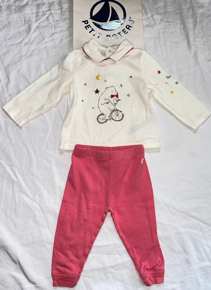 ensemble Petit Bateau 12 mois